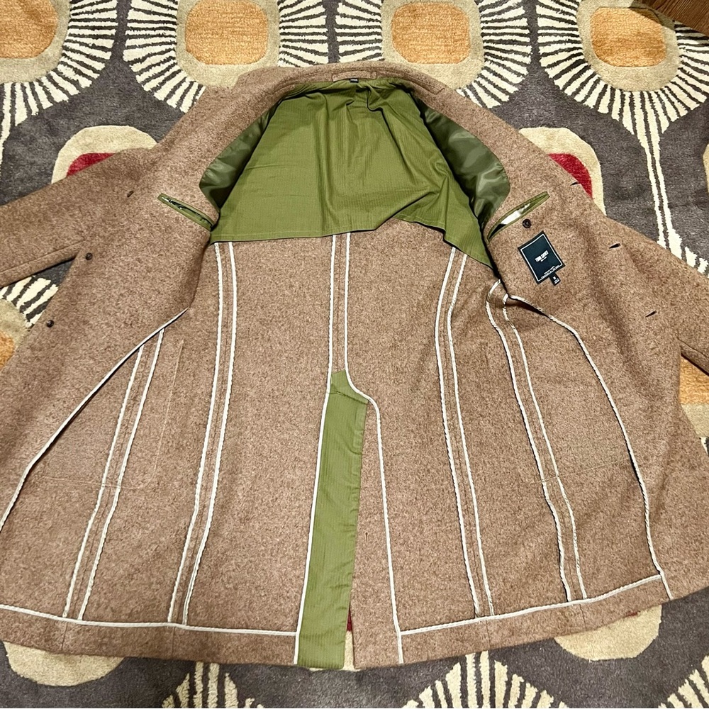 Todd Snyder Alpaca wool coat size medium - Picture 2 of 5